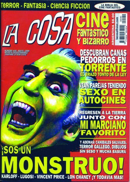 LA COSA CINE magazine side cover Issue 40 May 1999