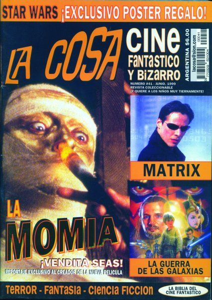 LA COSA CINE magazine side cover Issue 41 June 1999