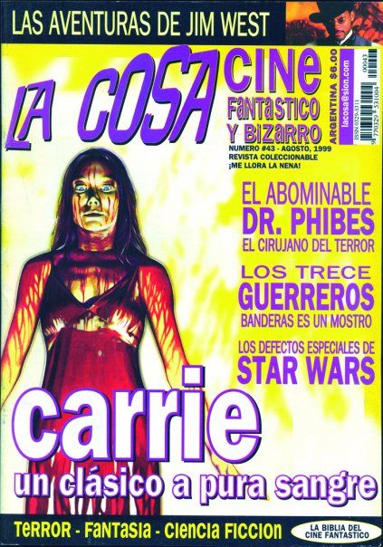 LA COSA CINE magazine side cover Issue 43 August 1999