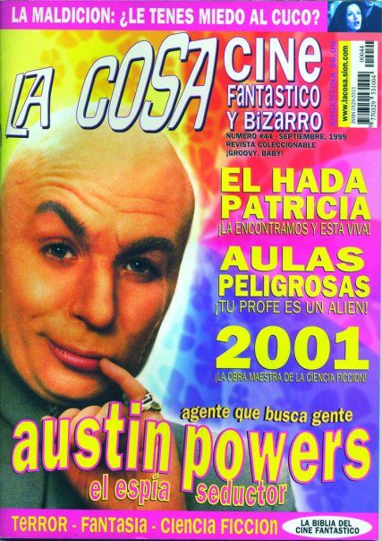 LA COSA CINE magazine side cover Issue 44 September 1999
