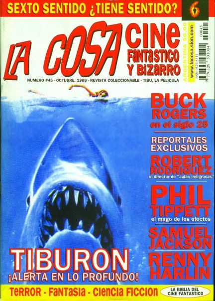 LA COSA CINE magazine side cover Issue 45 October 1999