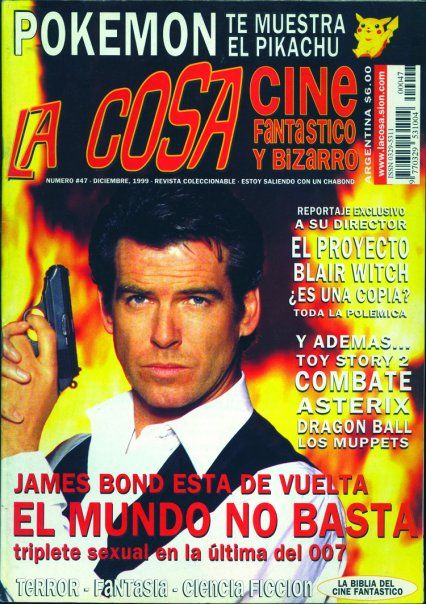 LA COSA CINE magazine side cover Issue 47 December 1999