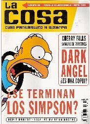 LA COSA CINE magazine side cover Issue 63 April 2001