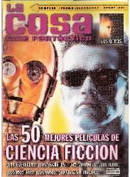 LA COSA CINE magazine side cover Issue 69 October 2001