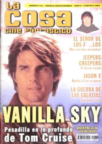 LA COSA CINE magazine side cover Issue 72 February 2002