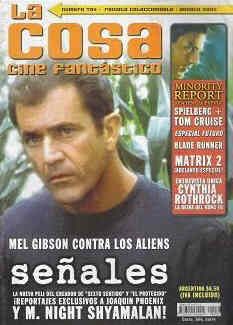 LA COSA CINE magazine side cover Issue 78 August 2002