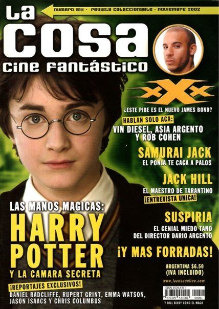 LA COSA CINE magazine side cover Issue 81 November 2002