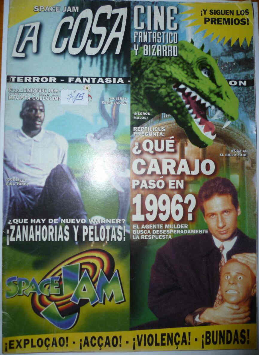 LA COSA CINE magazine side cover Issue 13 December 1996