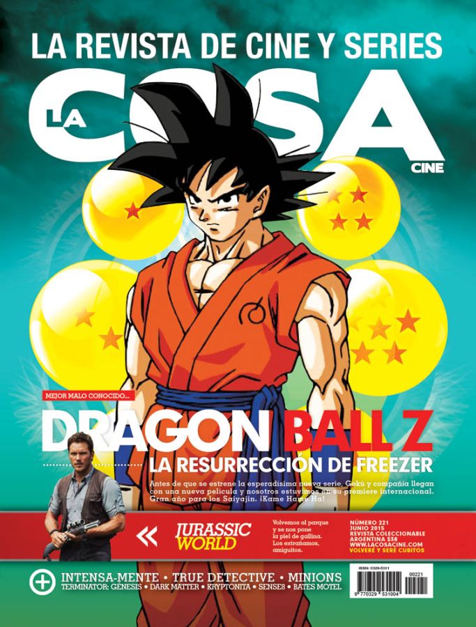 LA COSA CINE magazine side cover Issue 221 June 2015