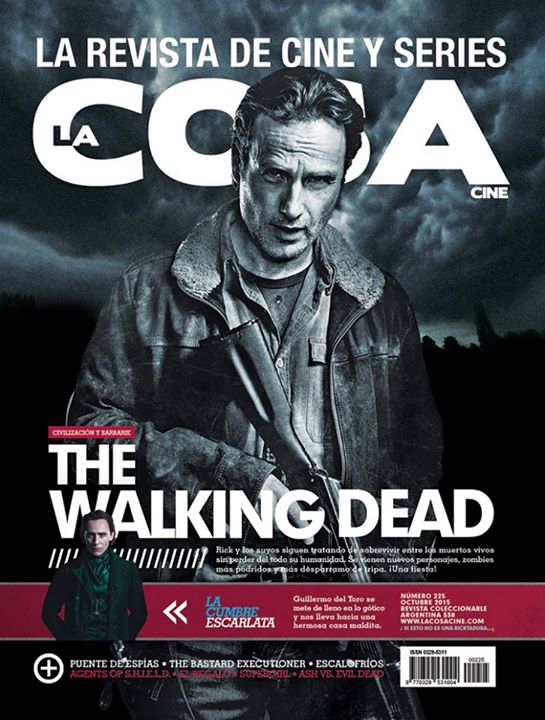 LA COSA CINE magazine side cover Issue 225 October 2015