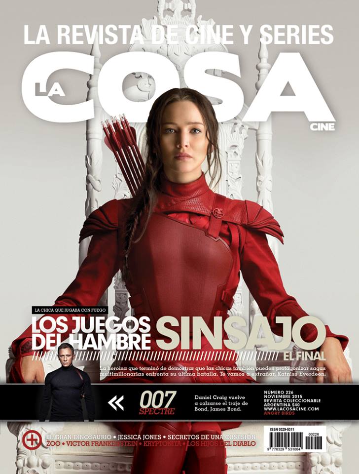LA COSA CINE magazine side cover Issue 226 November 2015