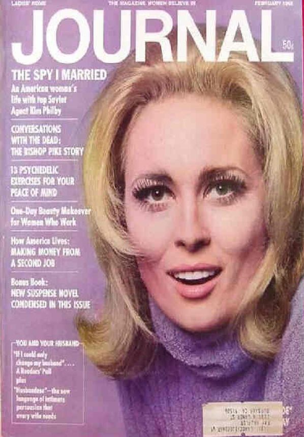 LADIES HOME JOURNAL magazine side cover  February 1968