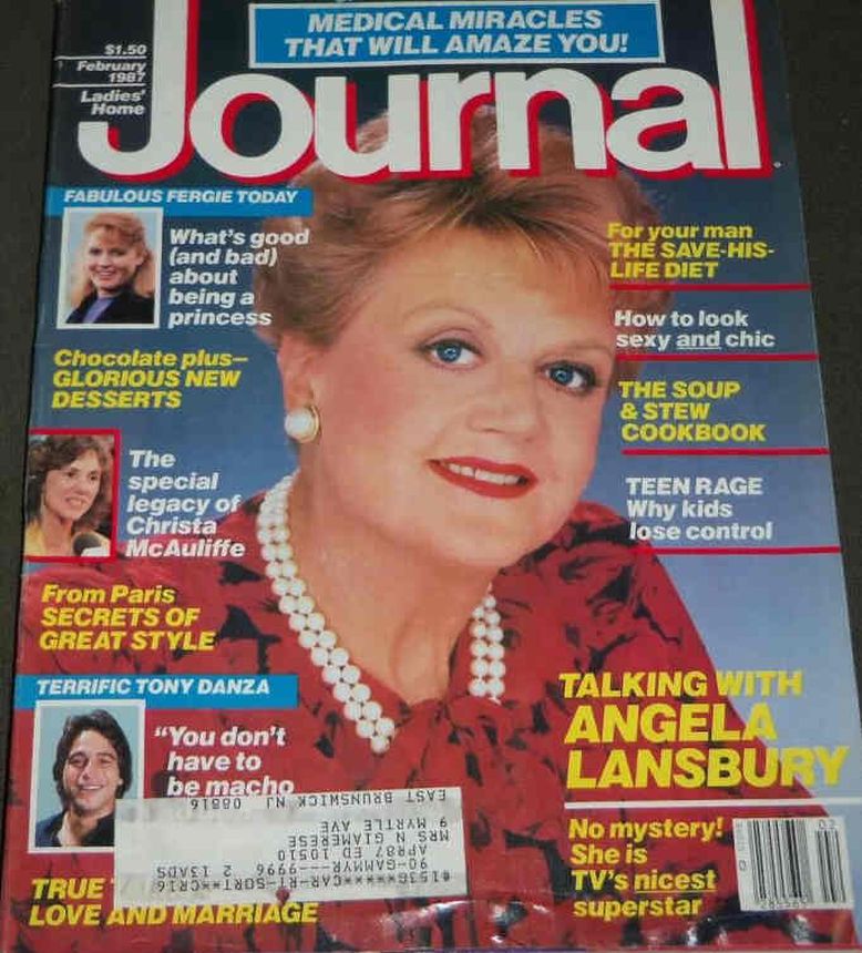LADIES HOME JOURNAL magazine side cover  February 1987