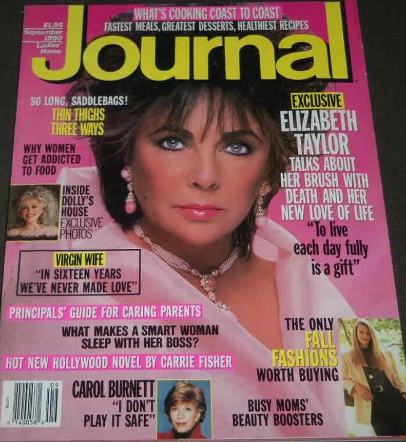 LADIES HOME JOURNAL magazine side cover  September 1990