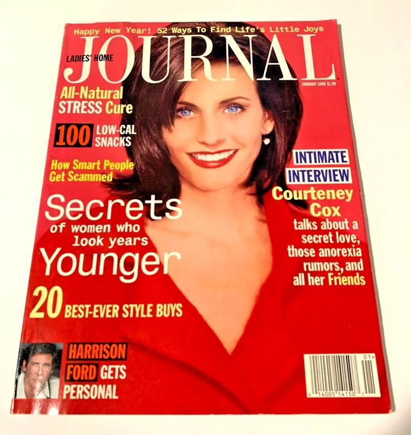 LADIES HOME JOURNAL magazine side cover  January 1996