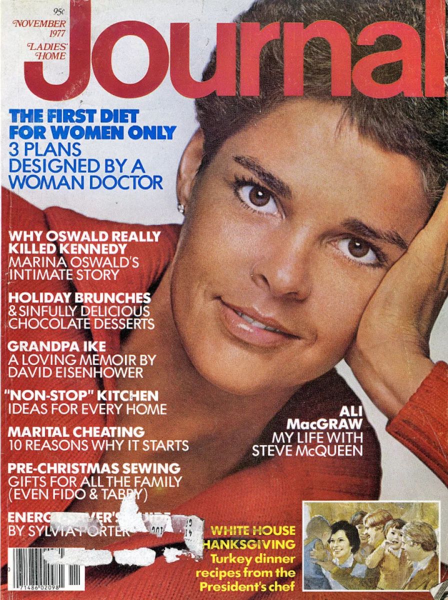 LADIES HOME JOURNAL magazine side cover  November 1977