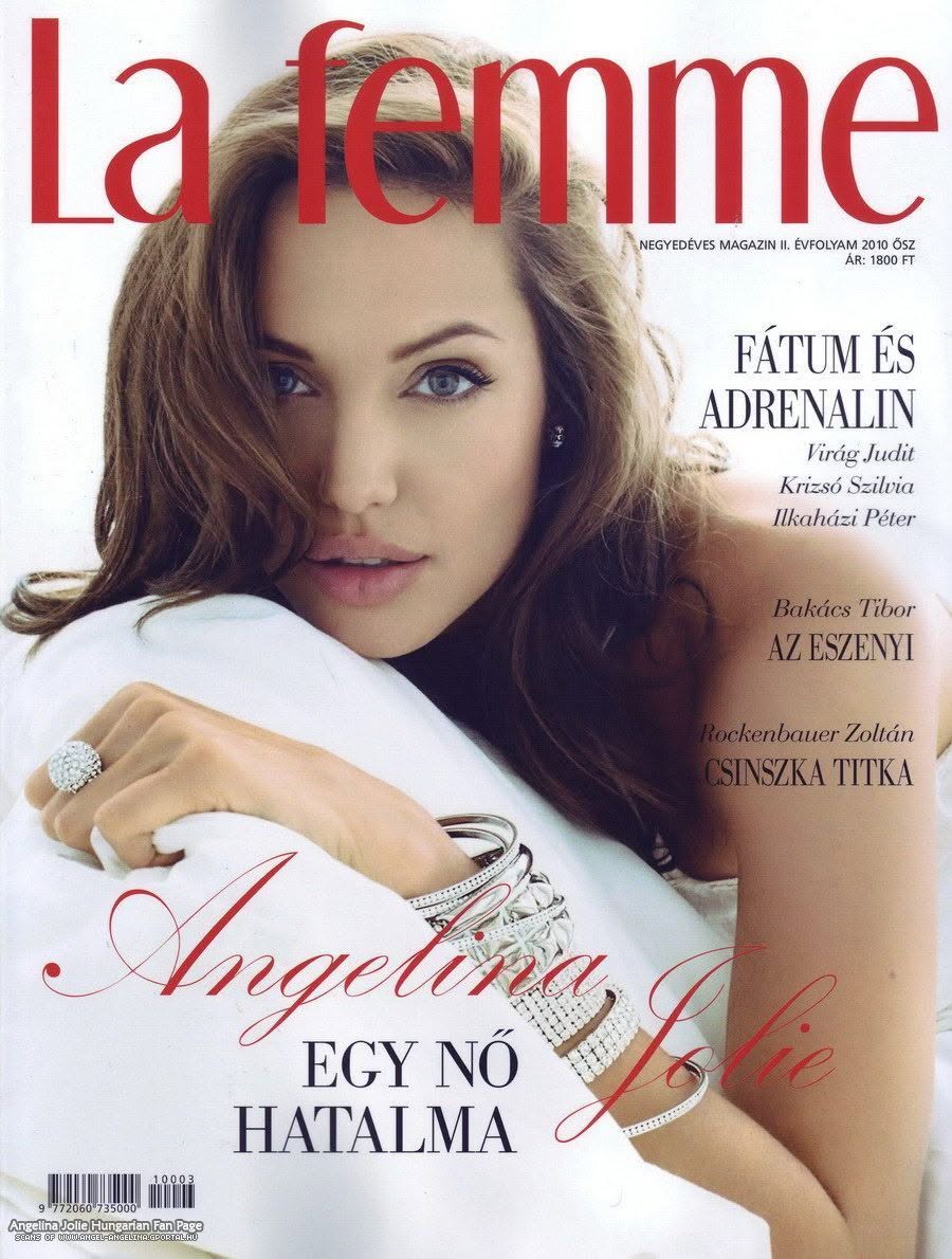 LA FEMME magazine side cover  January 2010