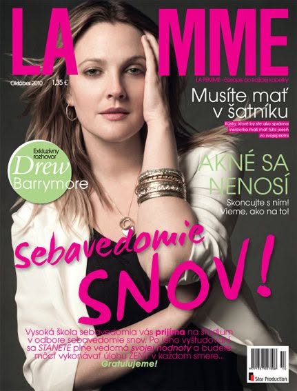 LA FEMME magazine side cover  October 2010