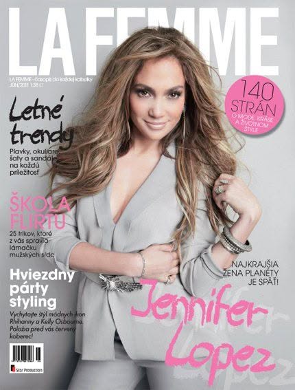 LA FEMME magazine side cover  June 2011