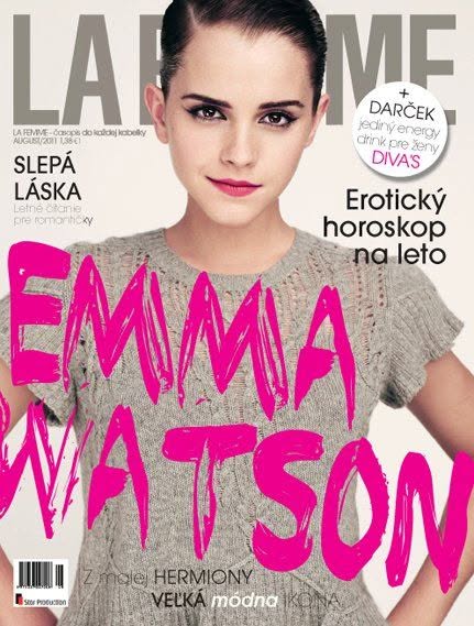 LA FEMME magazine side cover  August 2011