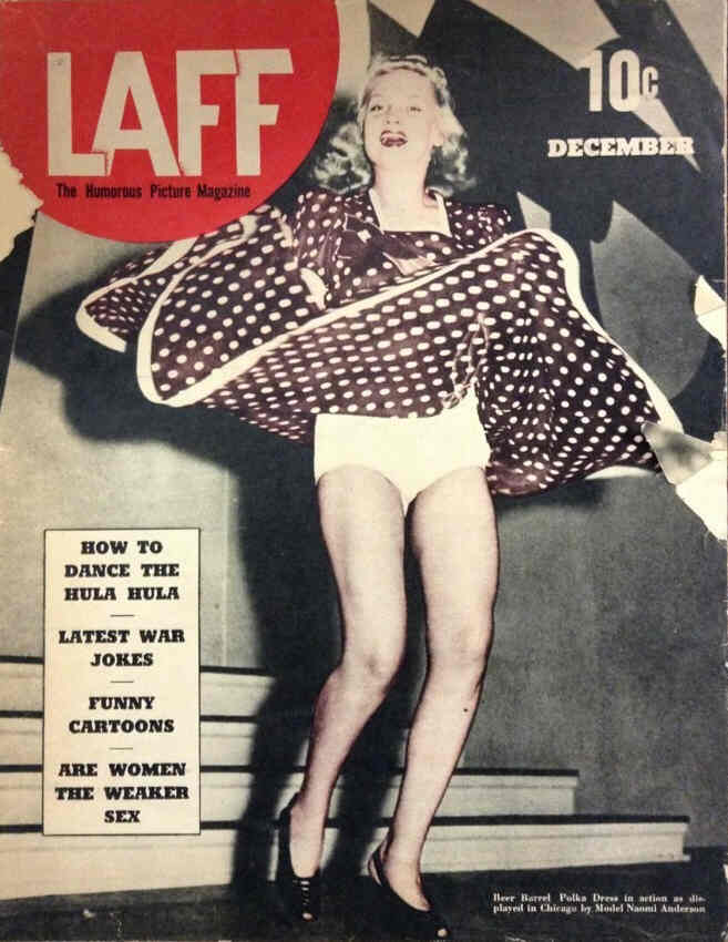 LAFF magazine side cover Issue 1  Vol 1 # 1 December 1939