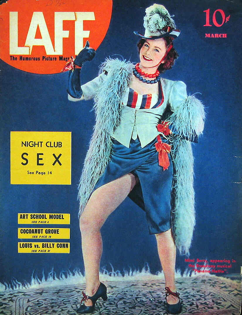 LAFF magazine side cover  Vol 2 # 2 March 1941