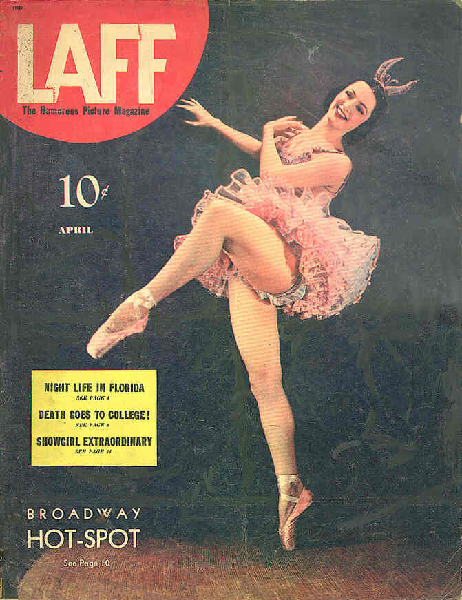 LAFF magazine side cover  Vol 2 # 3 April 1941