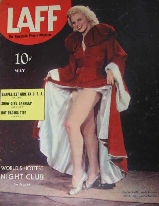 LAFF magazine side cover  Vol 2 # 4 May 1941