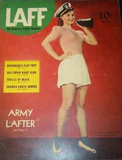 LAFF magazine side cover  Vol 2 # 5 June 1941