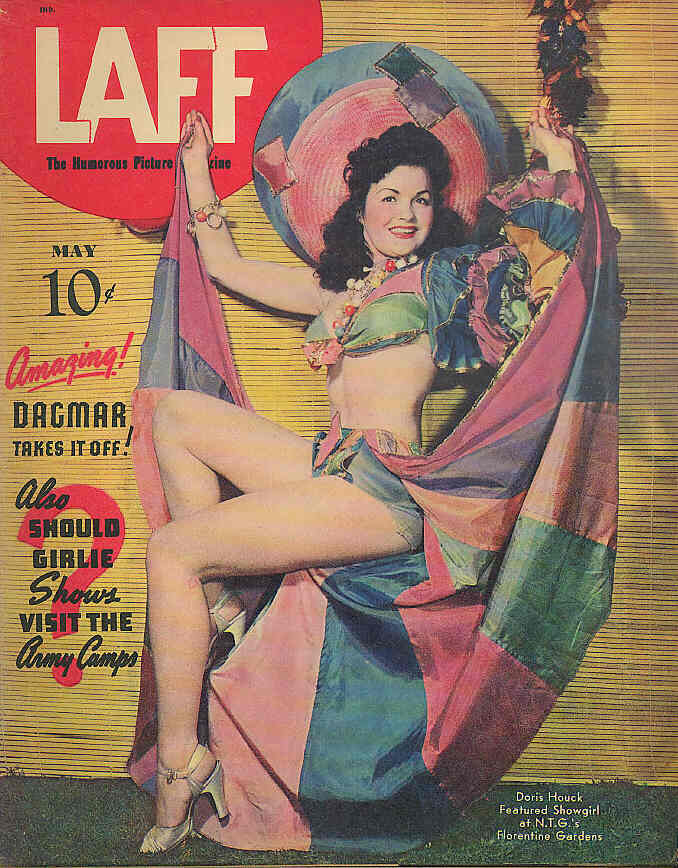 LAFF magazine side cover  Vol 3 # 4 May 1942