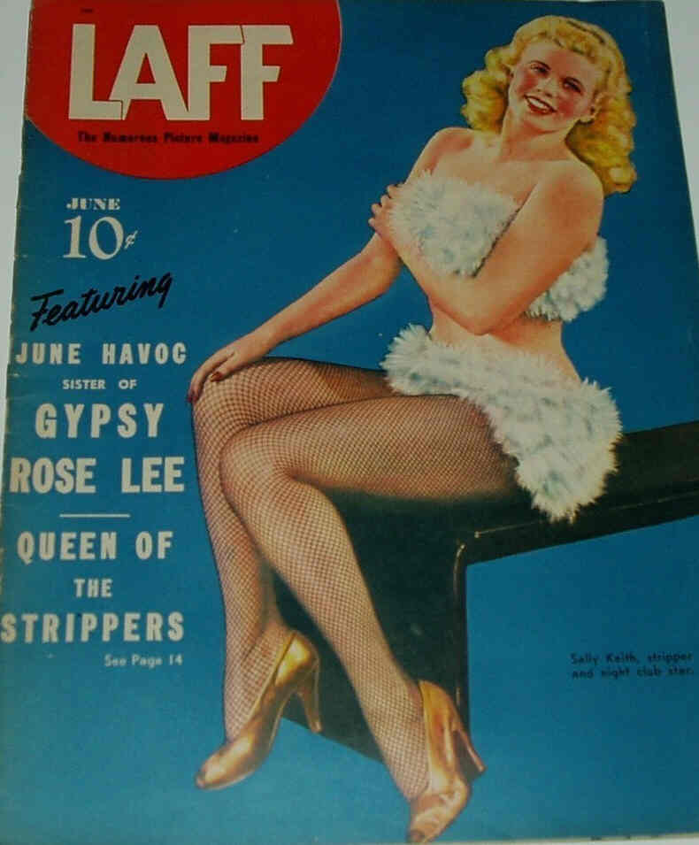 LAFF magazine side cover  Vol 3 # 5 June 1942
