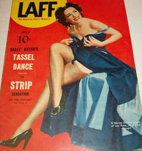 LAFF magazine side cover  Vol 3 # 6 July 1942