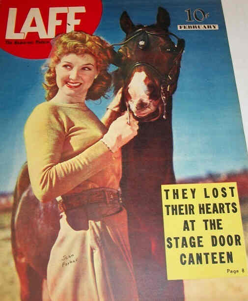 LAFF magazine side cover  Vol 3 # 12 February 1943