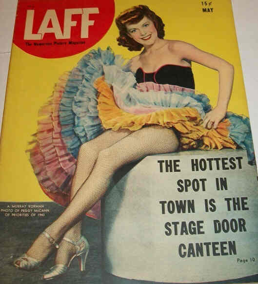 LAFF magazine side cover  Vol 4 # 2 May 1943