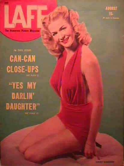LAFF magazine side cover  Vol 6 # 5 August 1945