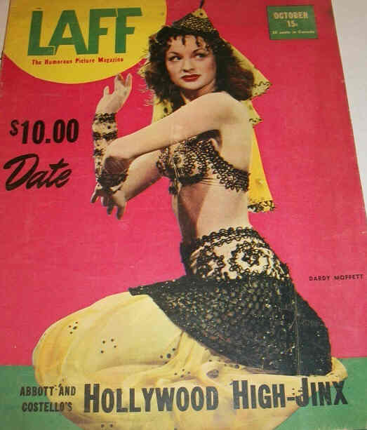 LAFF magazine side cover  Vol 6 # 7 October 1945