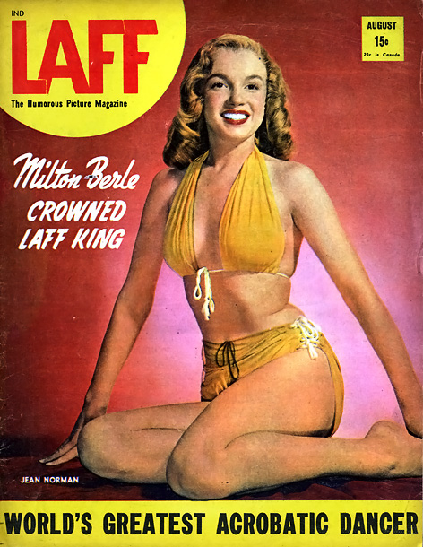 LAFF magazine side cover  Vol 7 # 5 August 1946