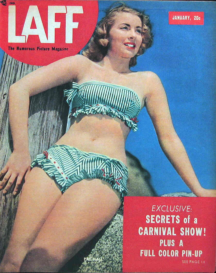 LAFF magazine side cover  Vol 9 # 10 January 1949