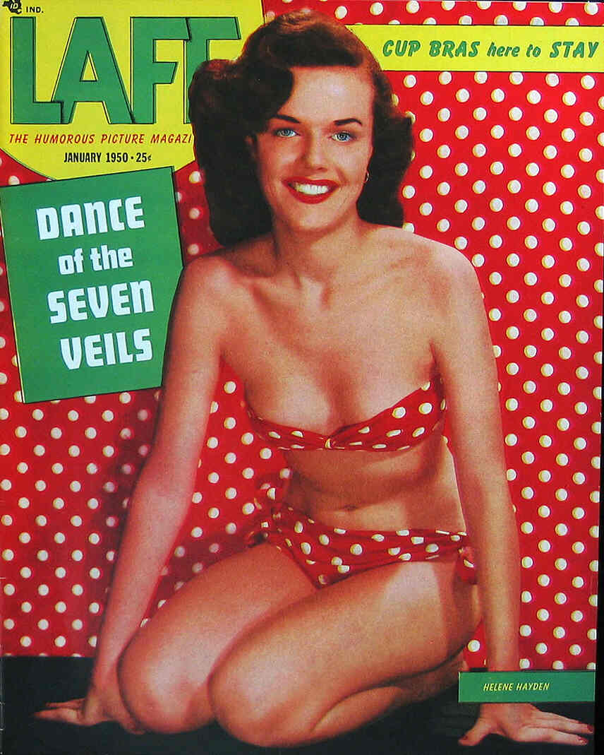 LAFF magazine side cover January 1950