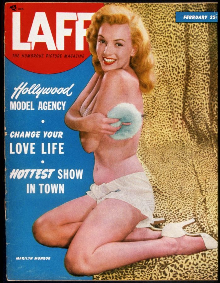 LAFF magazine side cover February 1950