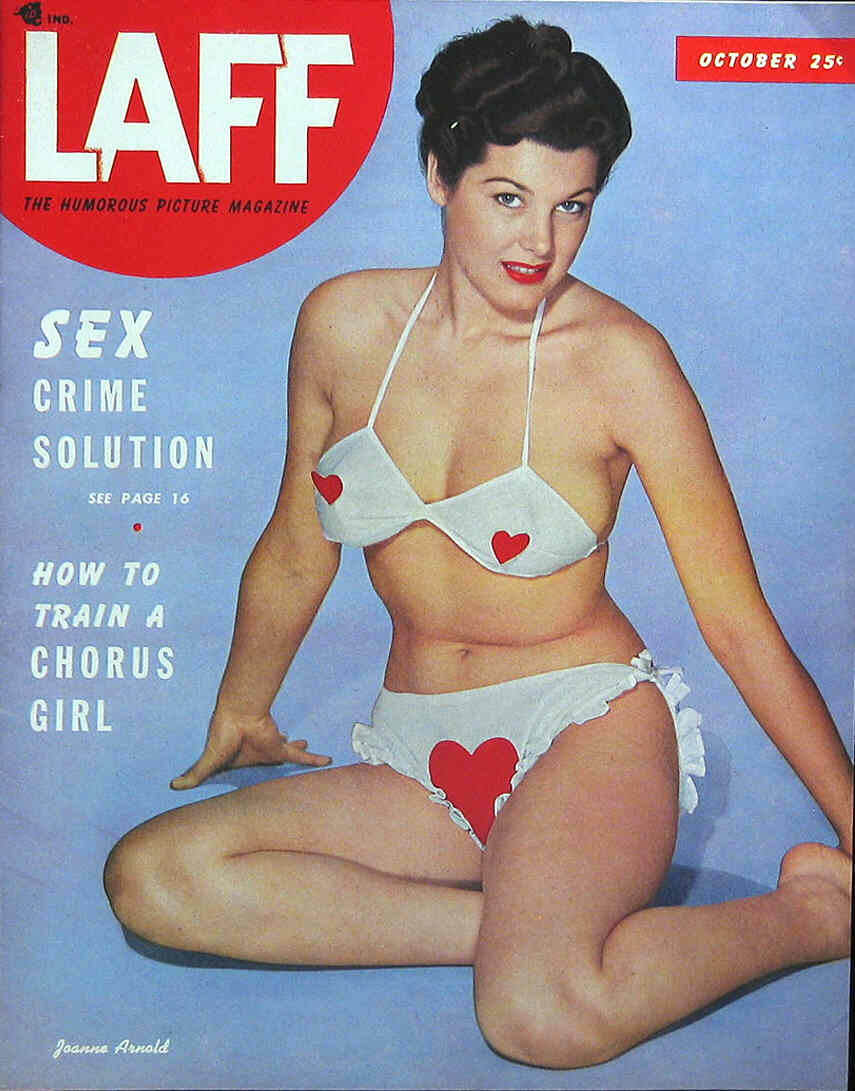 LAFF magazine side cover October 1950