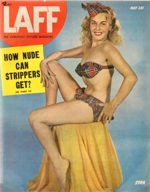 LAFF magazine side cover May 1951