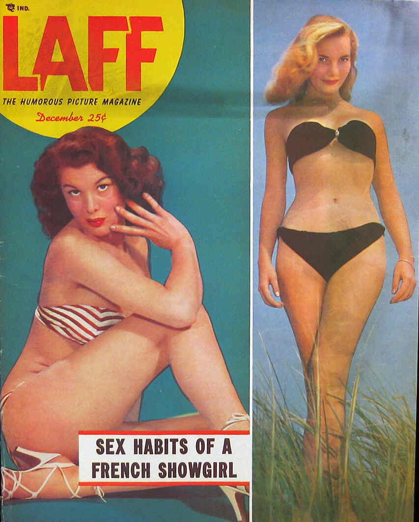 LAFF magazine side cover December 1951