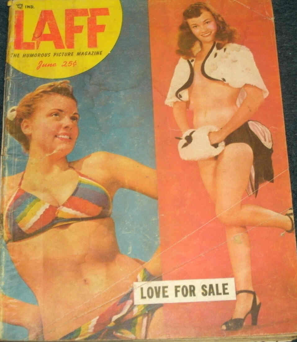 LAFF magazine side cover June 1952
