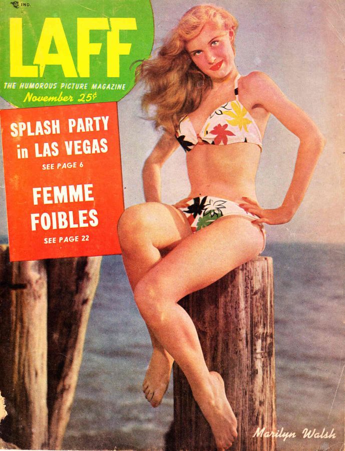 LAFF magazine side cover November 1952