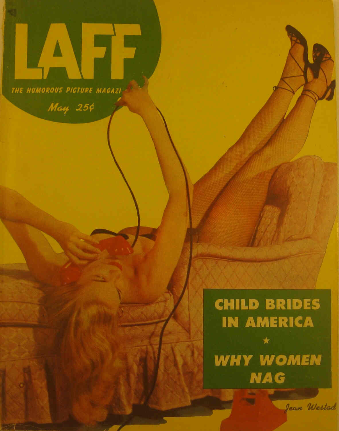 LAFF magazine side cover May 1953