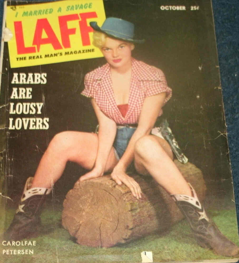 LAFF magazine side cover October 1953
