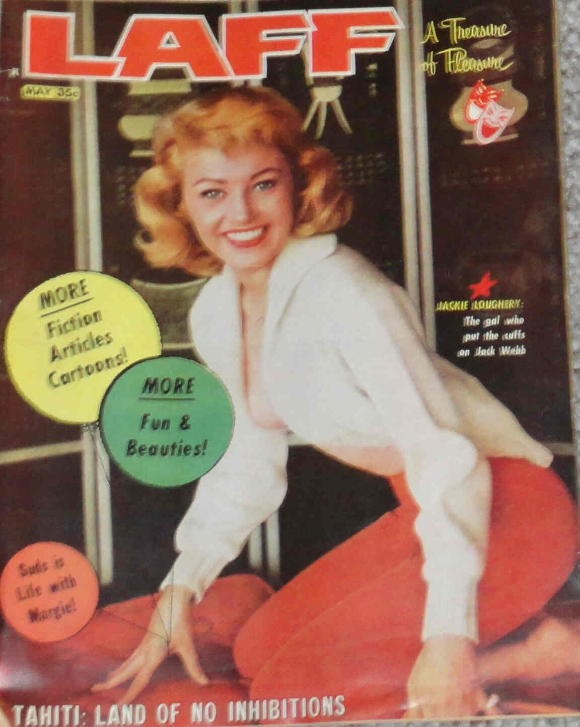 LAFF magazine side cover May 1959