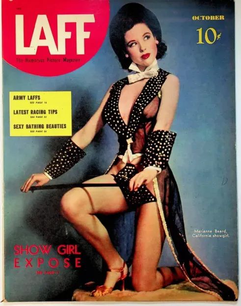 LAFF magazine side cover  Vol 1 No  9  October 1940
