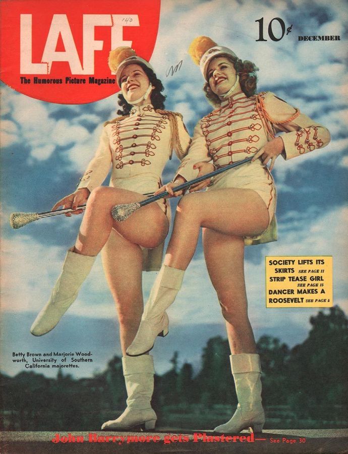 LAFF magazine side cover  Vol 1 # 11  December 1940